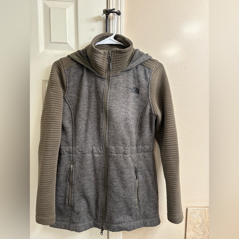 The North Face Women’s Green and Grey jacket